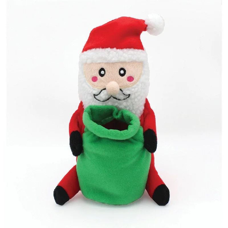 - Precautions for using pet toysZippy Paws Christmas Xmas Santa Burrow Dog Toy Puppy Toy