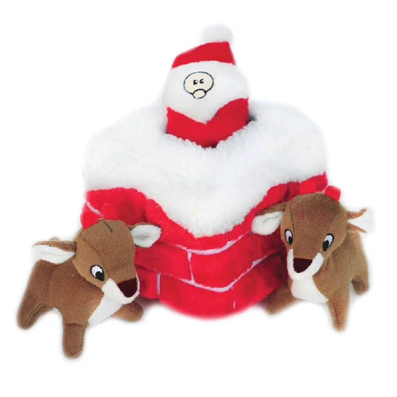 - Dog toy recommendationsZippy Paws HOLIDAY ZIPPY BURROW CHIMNEY Reindeer Xmas Christmas Santa Dog Toy Puppy Toy 17x14cm