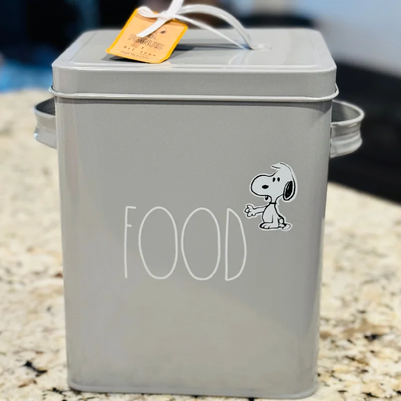 -Grain-free dog food recommendationNew Rae Dunn x Peanuts Snoopy metal dog food container gray FOOD