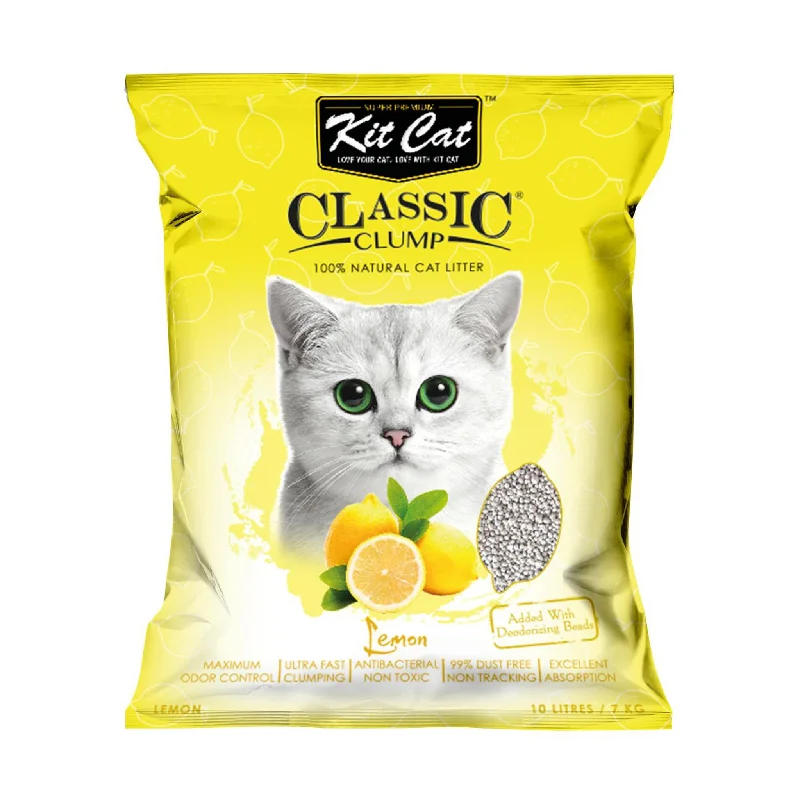 - Teething and chewing toys for puppiesKit Cat Classic Clump Cat Litter - Lemon (10L/7kg)