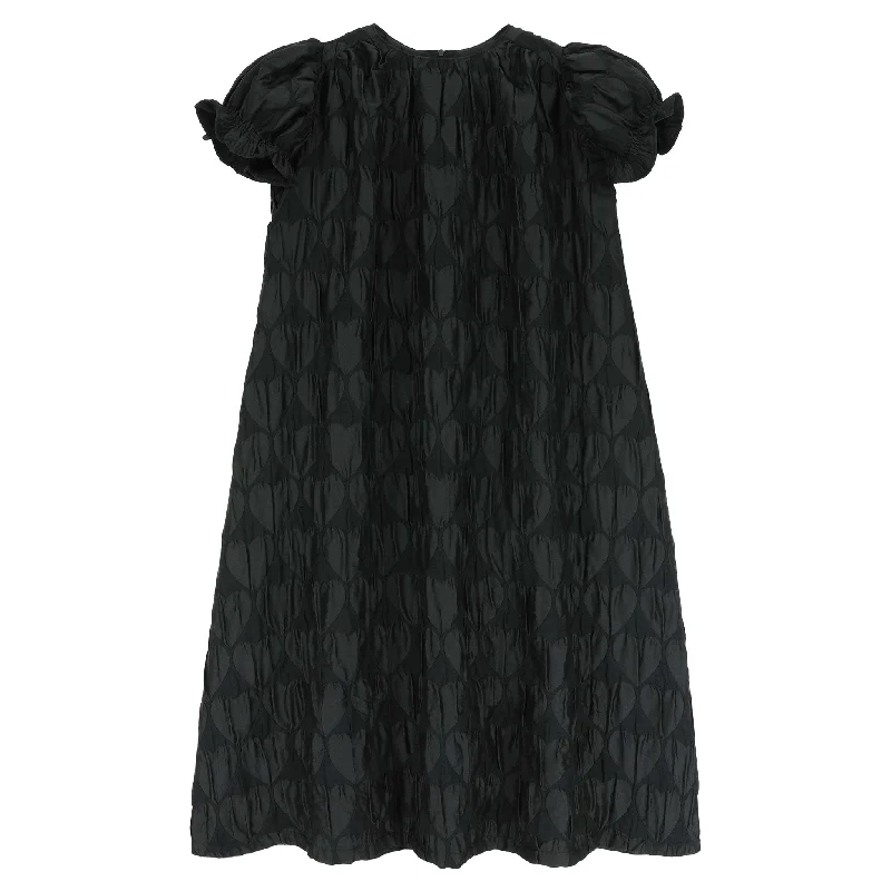 - Foldable and portable cat bagCaroline Bosmans Black Heart Midi Dress