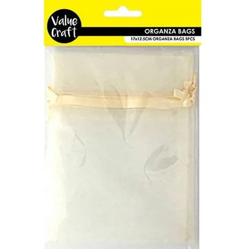 - Parrot climbing and standing wooden frameSmall Organza Bags - Cream