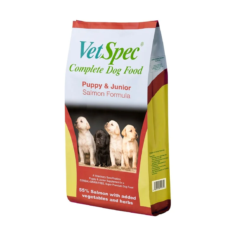 - The effect of dog food on hairVetspec Puppy & Junior Formula Salmon