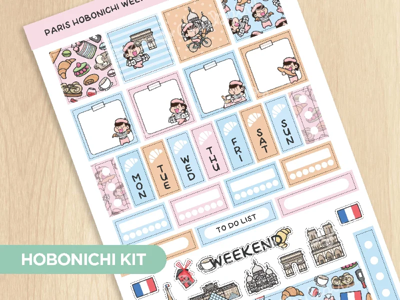 - Pet tear stain cleaning wipesParis Theme Hobonichi Weeks kit