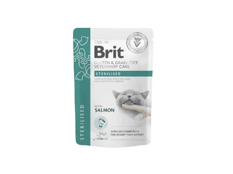 - ​​Christmas pet Christmas clothingBrit Grain & Gluten Free VD Care Cat Pouch fillets in Gravy Sterilised  85 g