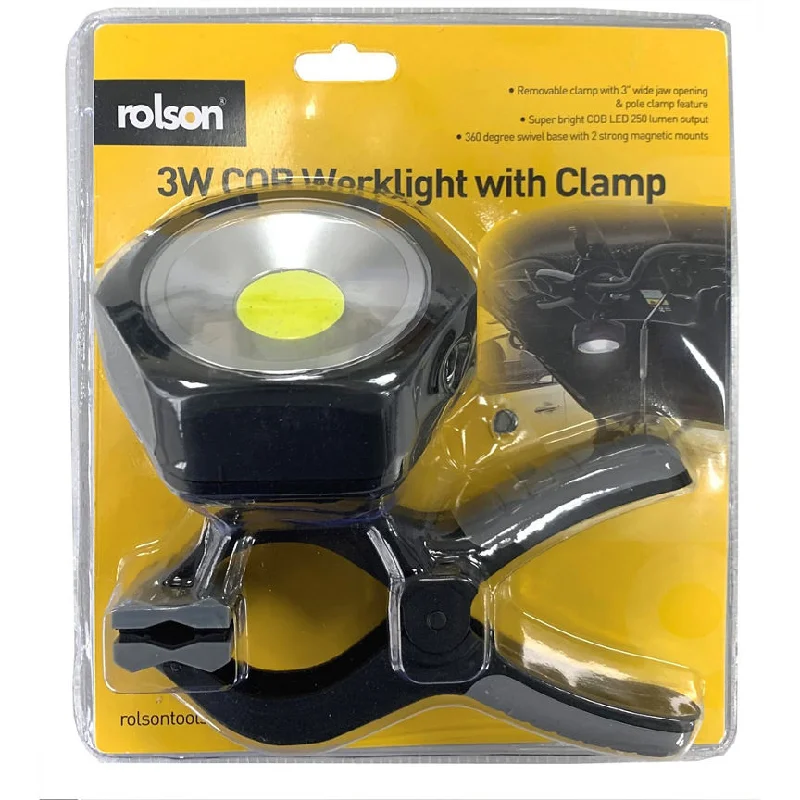 - Pet monitor with cameraRolson 3W Cob Worklight With Clamp