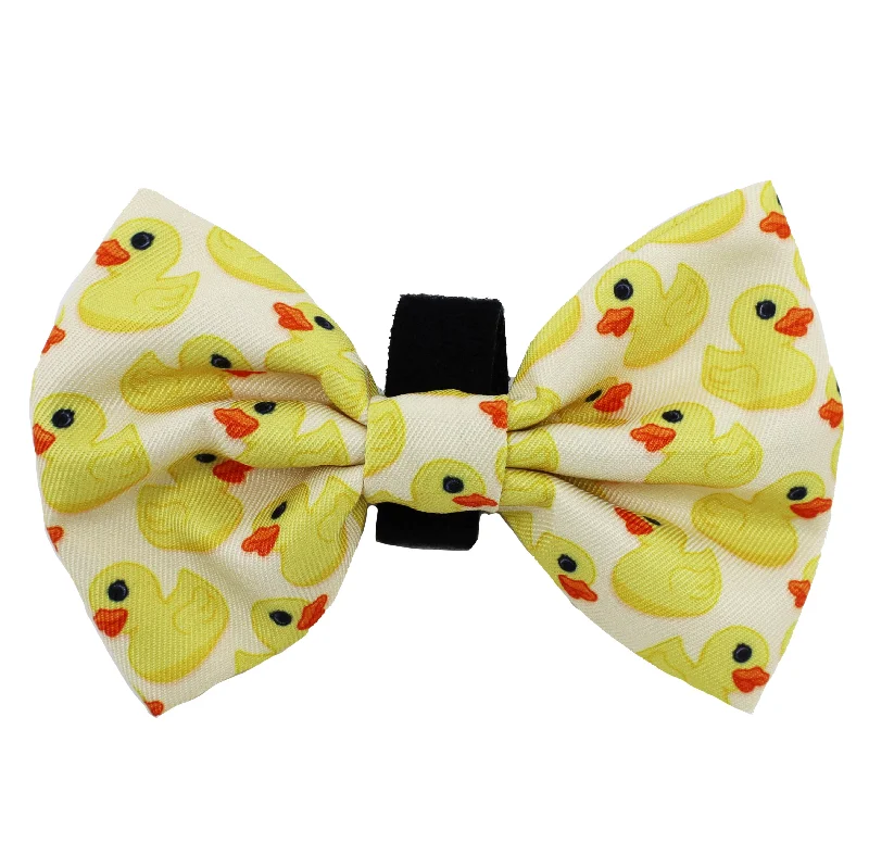 - Remote interactive pet feederRubber Ducky: Bow Tie