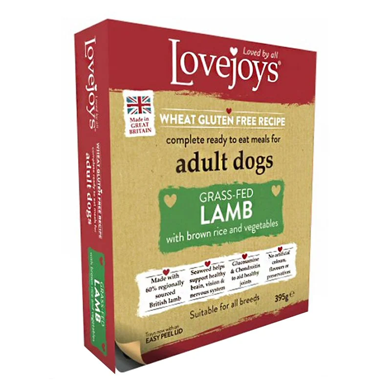 - Hypoallergenic dog foodLovejoys Lamb & Rice Wet Dog Food 395g