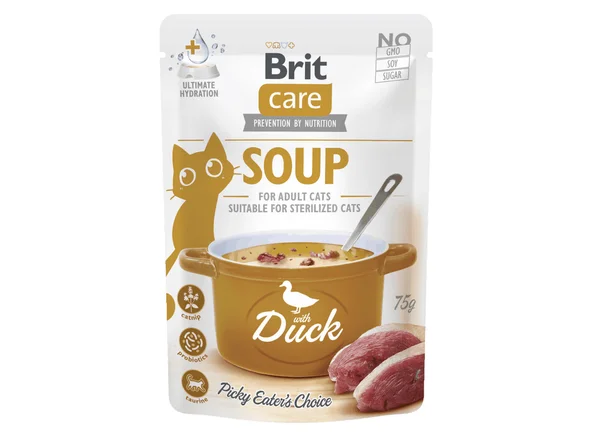 - Elderly dog ​​joint care mattressBrit Care Cat Soup with Duck 75 g