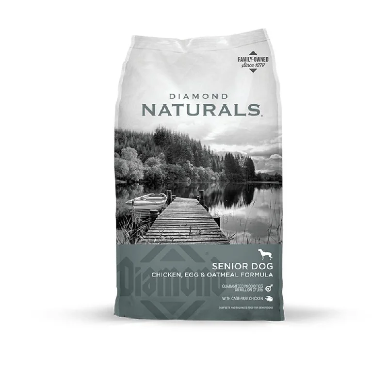 - Dog food recommendations for multi-dog householdsDiamond Naturals Senior Chicken, Egg & Oatmeal Dry Dog Food