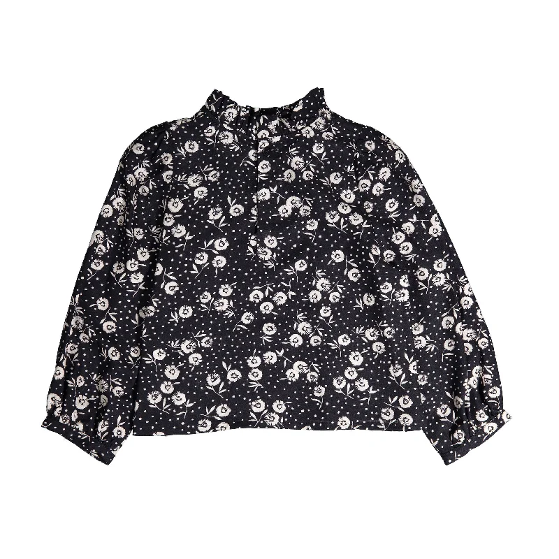 - Pregnant cat delivery room warming boxPiccola Ludo Black Floral Nemo Blouse