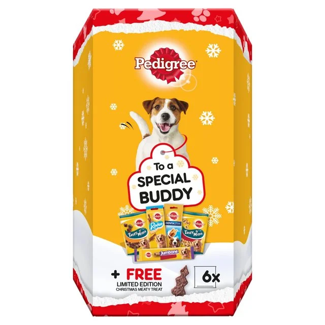 - Food for picky dogsPEDIGREE Christmas Gift Box Dog Treats 522g