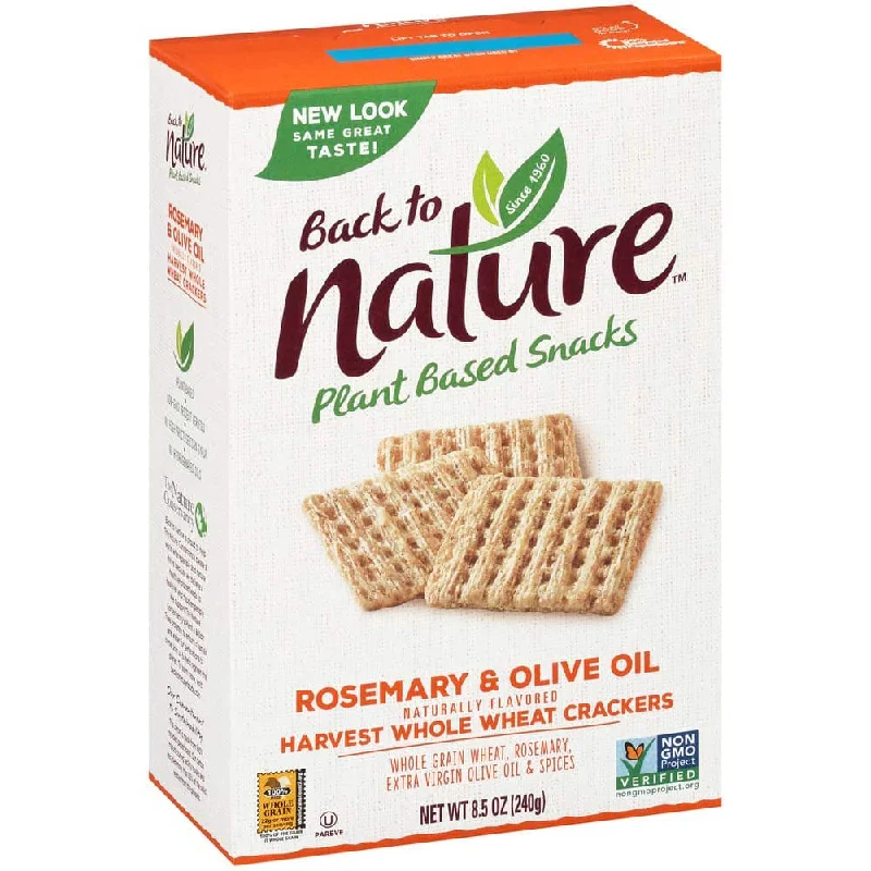 - Natural latex pet mattressBack To Nature - Whole Wheat Crackers Rosemary & Olive Oil, 8.5 oz