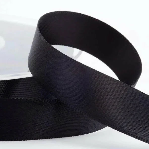 - Organic cotton dog bibsSatin Polyester Ribbon - Black