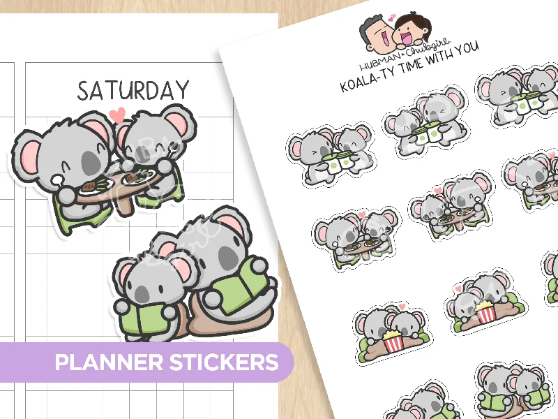 - Pet vitamin complex nutrition tabletsKoala-Ty Time With You Planner Stickers