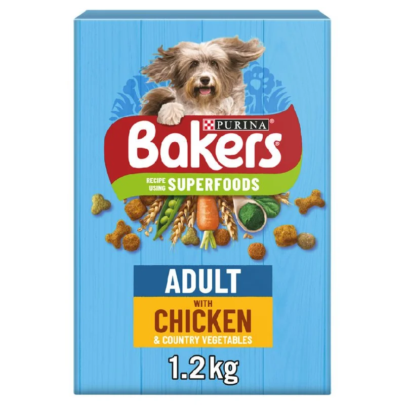 Pet ProductsBakers Chicken & Veg Dry Adult Dog Food