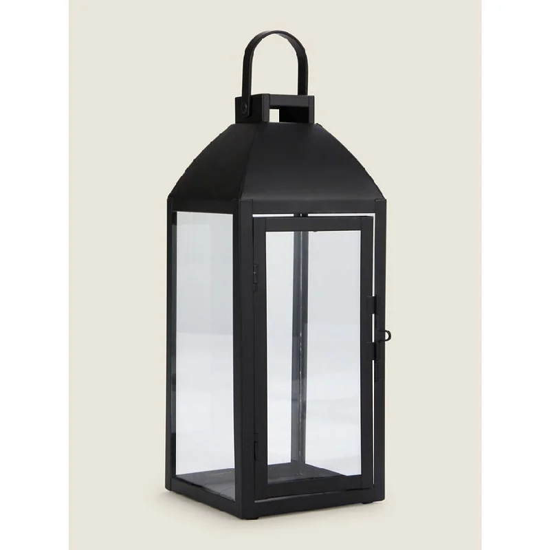 - Pet stroller can be taken on the planeGeorge Home Black Small Metal Lantern