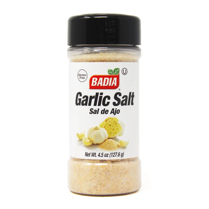 ---Badia - Garlic Salt, 4.5 oz - Pack of 8