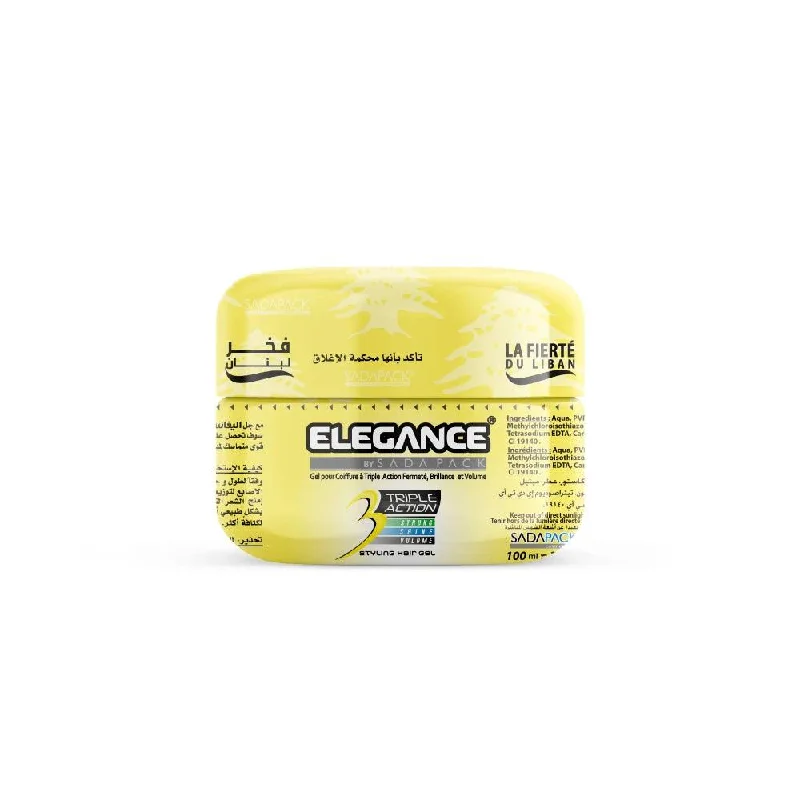 remove dead hair and dandruff, and promote pet skin health.Elsada Elegance Triple Action Hair Gel 100 ml / Yellow