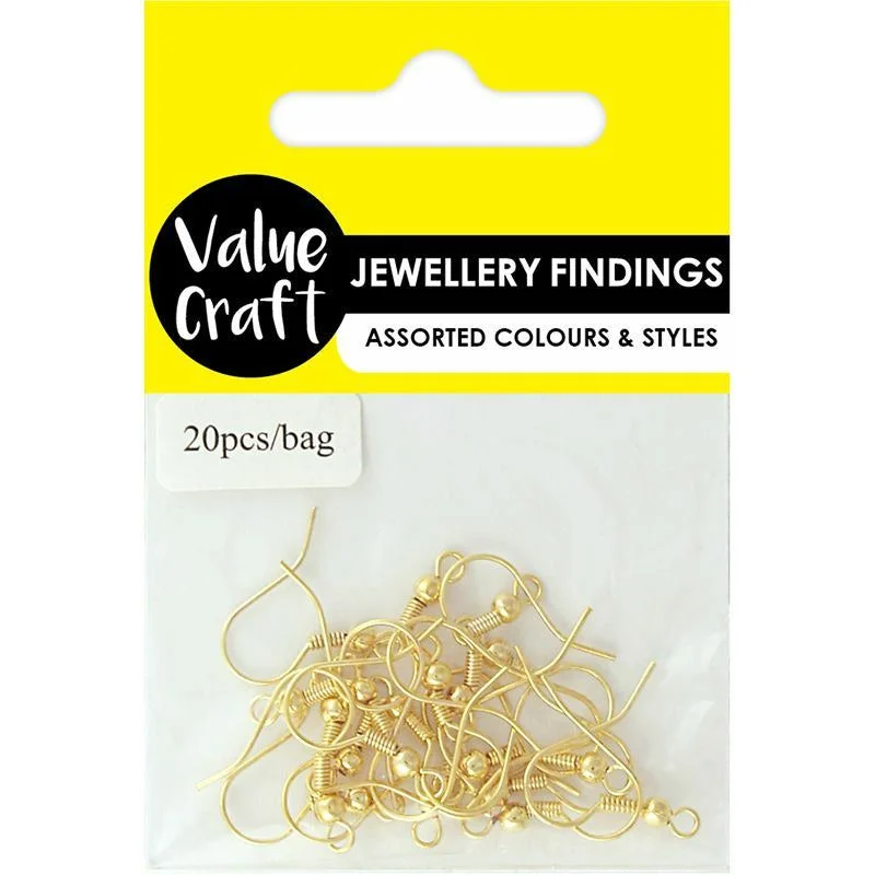 - Car dog seat beltJewellery Findings Shepherd Hooks - Gold