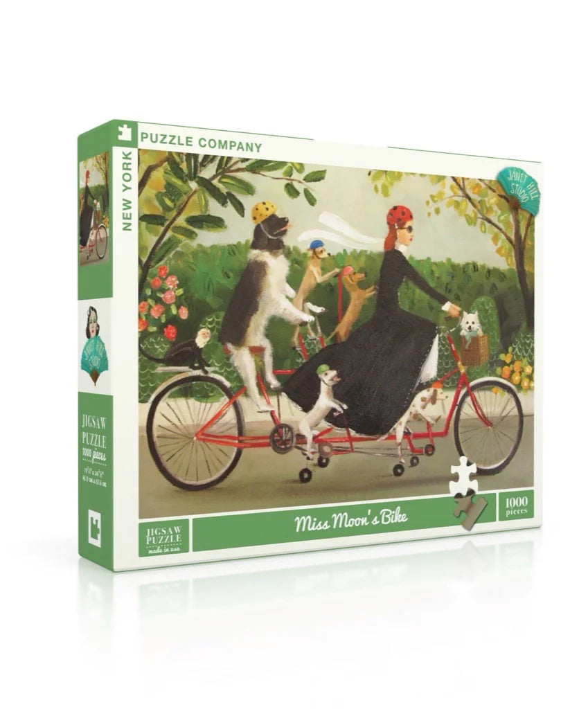 - Cat stress soothing sprayMiss Moon's Bike Jigsaw Puzzle