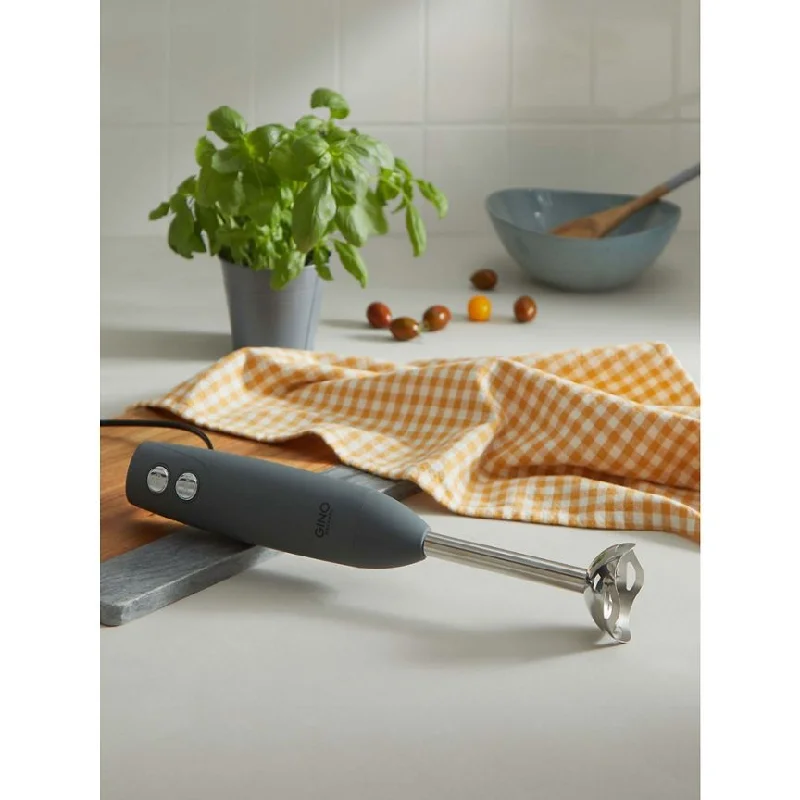 - Organic cotton dog bibsGino D'Acampo Grey Soft-Touch Hand Blender