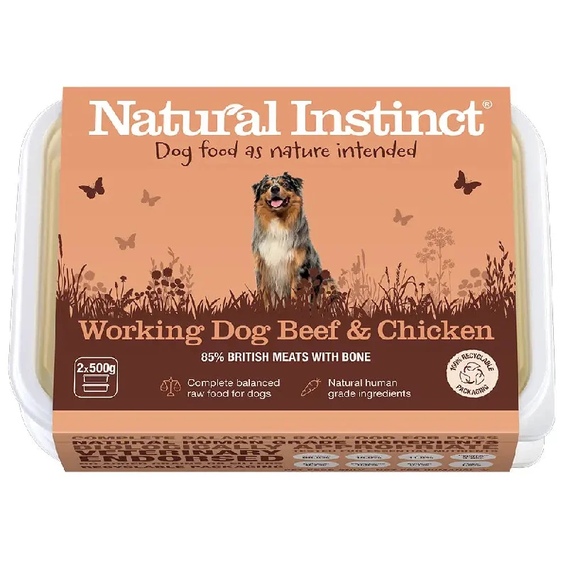  -Anti-scratch scratching board AND cat bed in oneNatural Instinct Working Dog Chicken and Beef (2x500g)