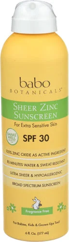 - ​​Pet toys under    yuanBabobotani - Sunscreen SPF 30 Zinc, 6 oz