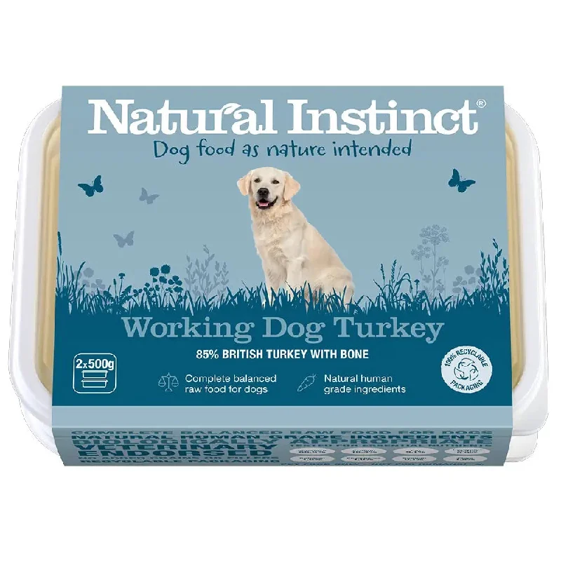 - Pet tear stain cleaning wipesNatural Instinct Working Dog Turkey (2x500g)