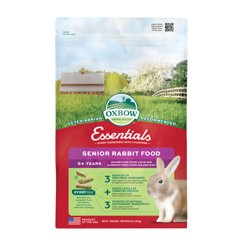 - Air box TSA certified check-inOXBOW ESSENTIALS SENIOR RABBIT FOOD 4Lb