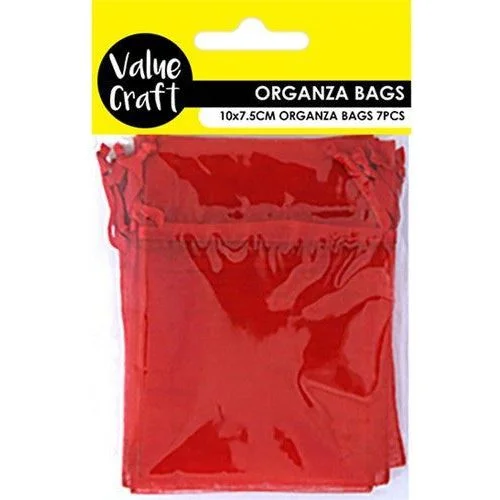 - Teething and chewing toys for puppiesMini Organza Bags - Red