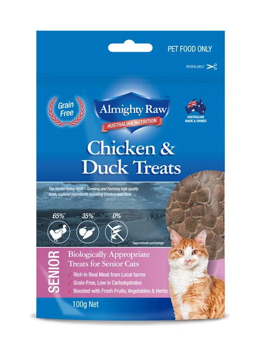 - Foldable and portable cat bagAMR Senior Cat - Chicken & Duck Treats 100g