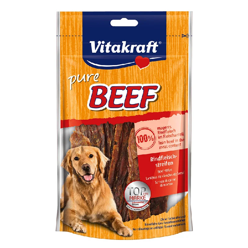 - Dog food nutritional analysisVitakraft  Beef Strips Dog Treats 80g