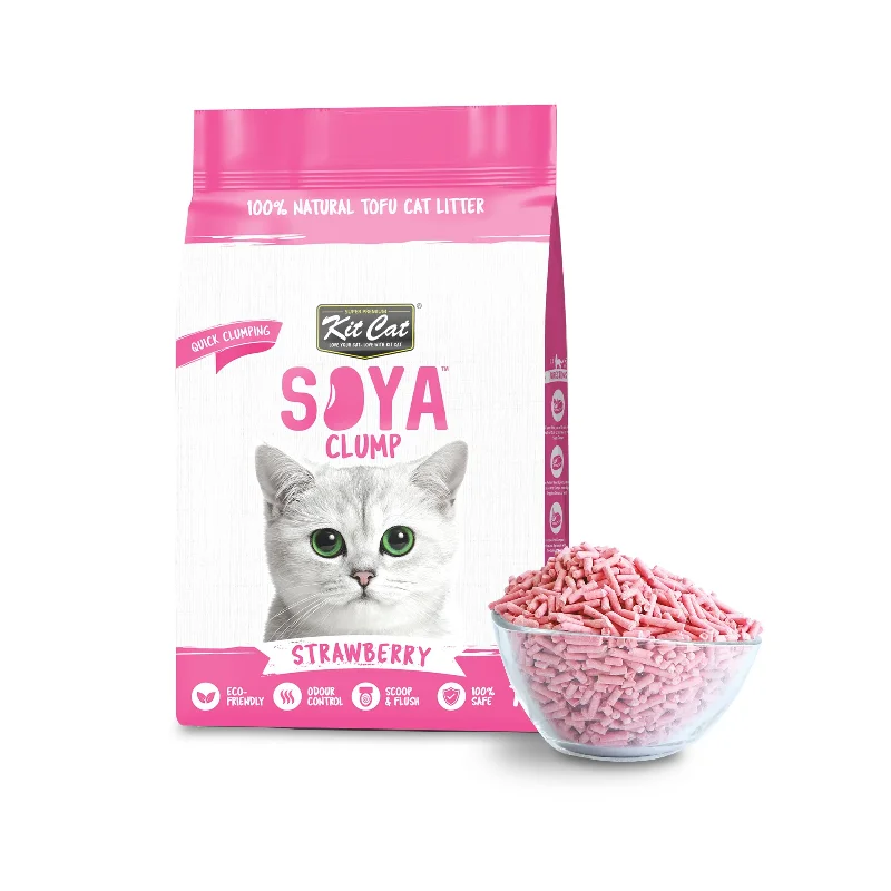 - Natural latex pet mattressKit Cat Soya Clump Cat Litter - Strawberry (7L)