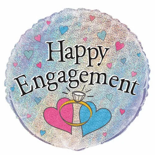 Pet ProductsHappy Engagement -  Foil Prismatic Balloon