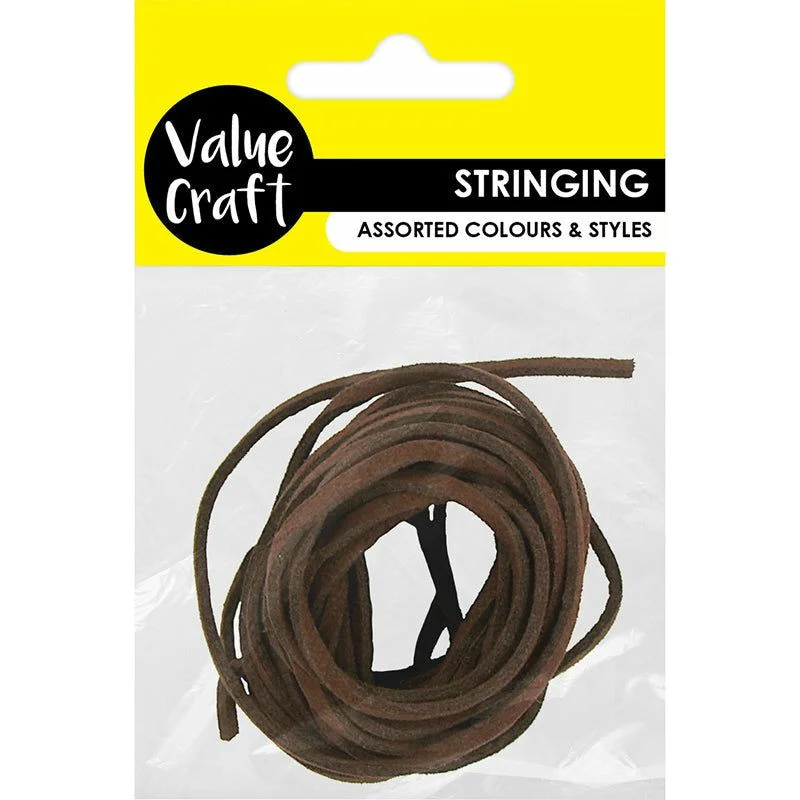  -Non-contact cat thermometerFaux Suede Thonging Cord - Dark Brown