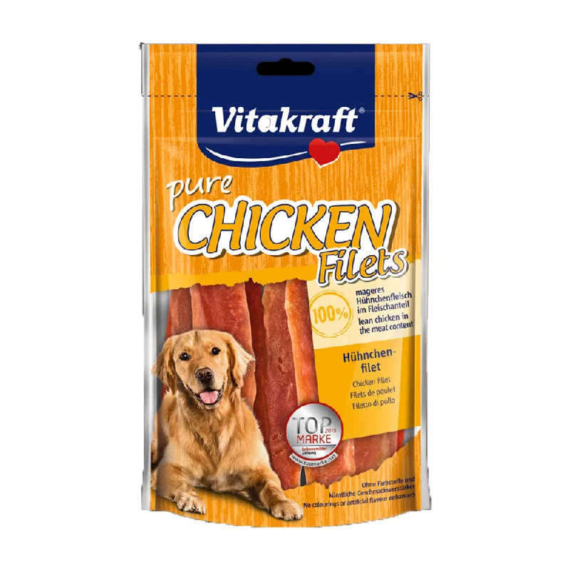 - The effect of dog food on hairVitakraft Chicken Filets Dog Treat  80g