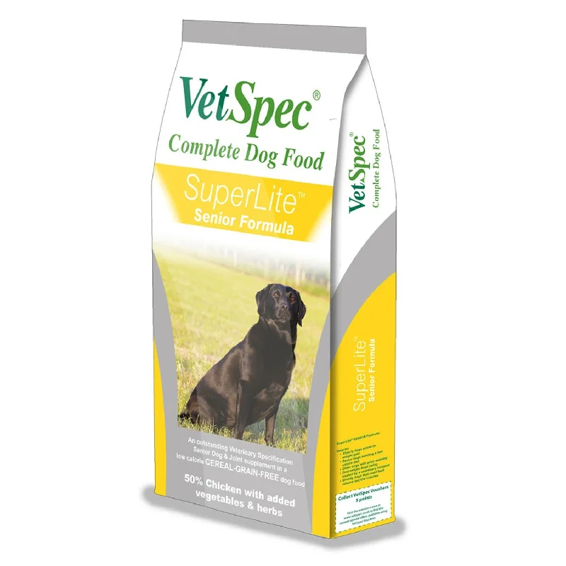 - Royal Canin dog food recommendationVetspec Superlite Senior Formula Dog Food