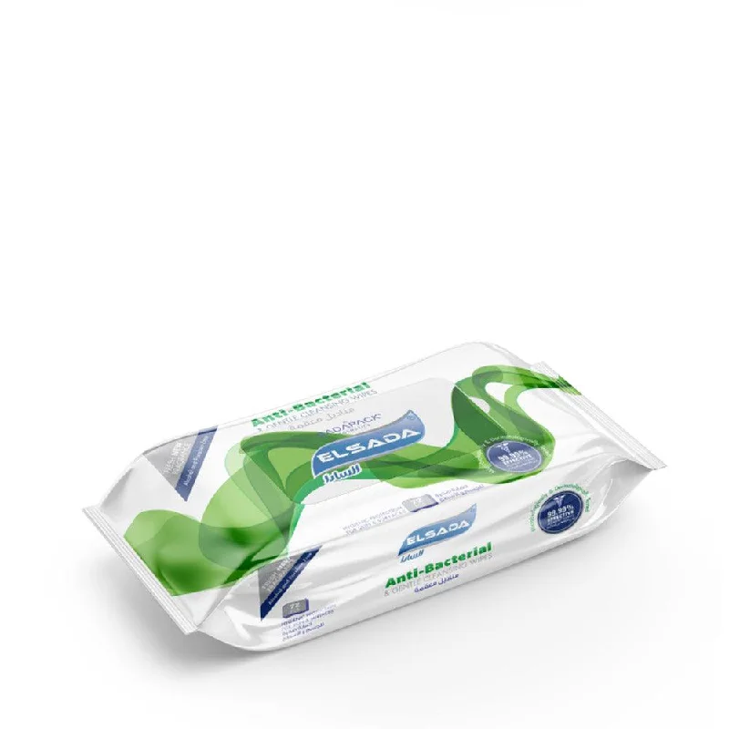 preventing the nails from growing too long and causing discomfort or damage to the pet.Elsada Antibactirial Wet Wipes - Green 72 Pcs / 54056