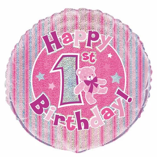 - Dog disposable foam shower gelPink - 1st Birthday Foil Balloon