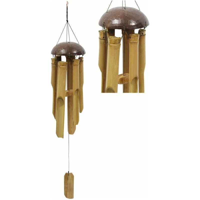 - Air box TSA certified check-inWind Chime - Bamboo 6 Tube Coconut Top