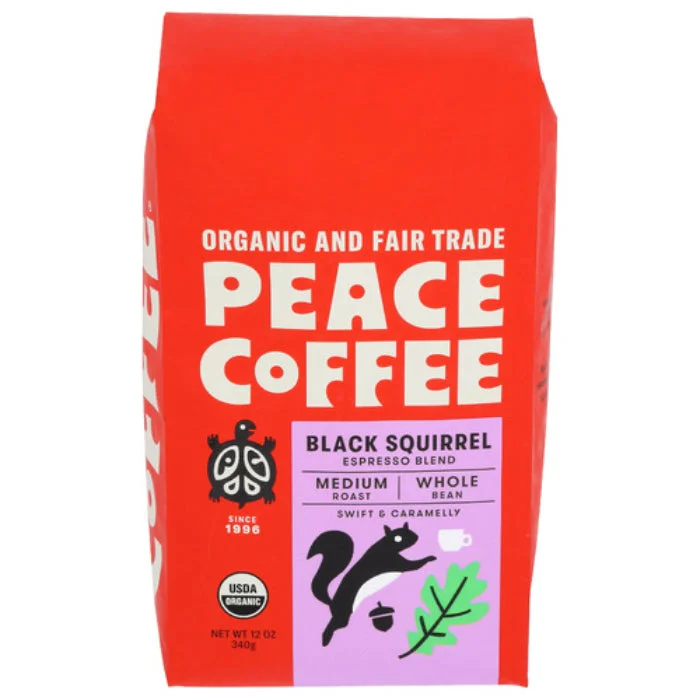 - Dog heart rate monitoring collarPeace Coffee Coffee WB Black Squirrel Espresso 12 OZ - Pack of 6