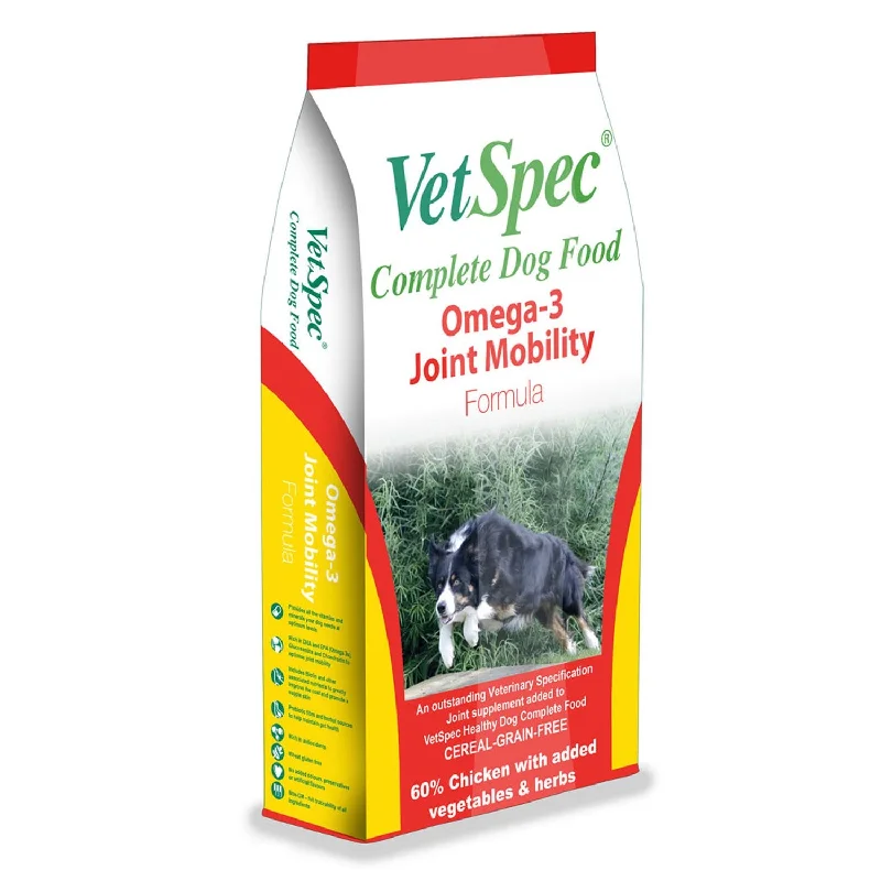 - Tear stain dog foodVetspec Omega-3 Joint Mobility Formula Dog Food