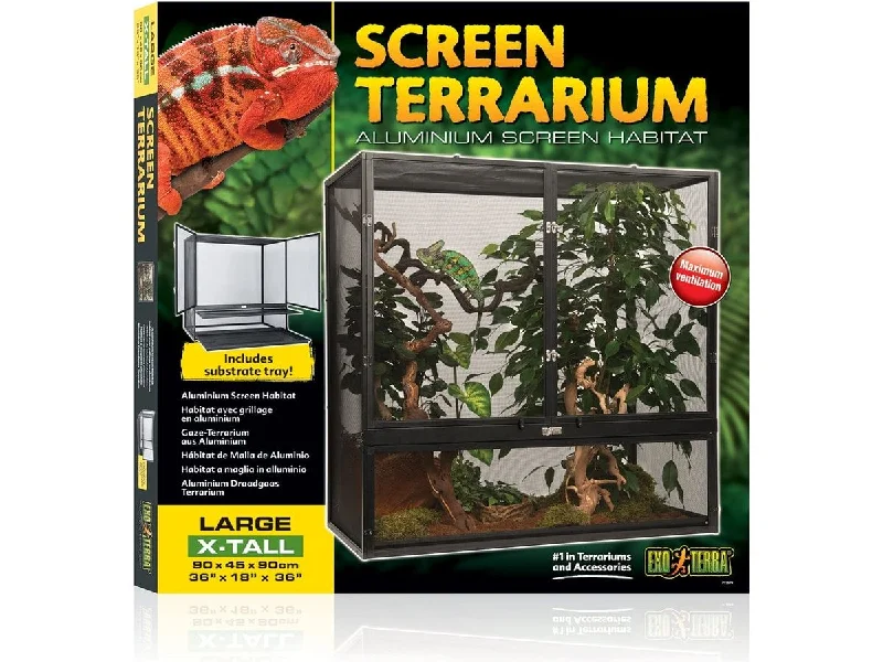 - Cat anti-jump window safety netExo Terra Screen Terrarium - Large/X-Tall 90 x 45 x 90cm