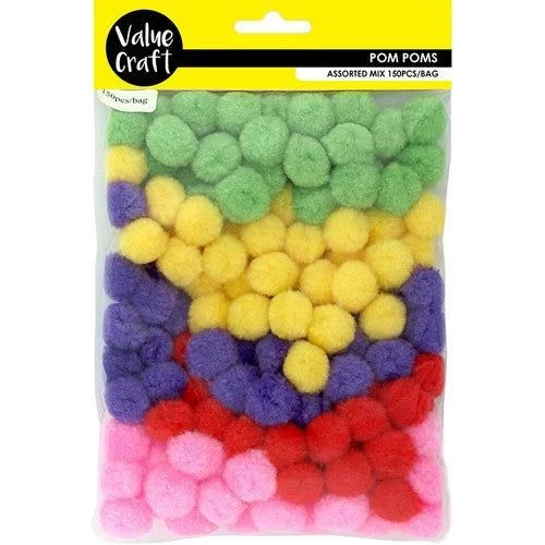 - Deodorizing cat litter tofu litterPom Poms Mixed Colours - Medium