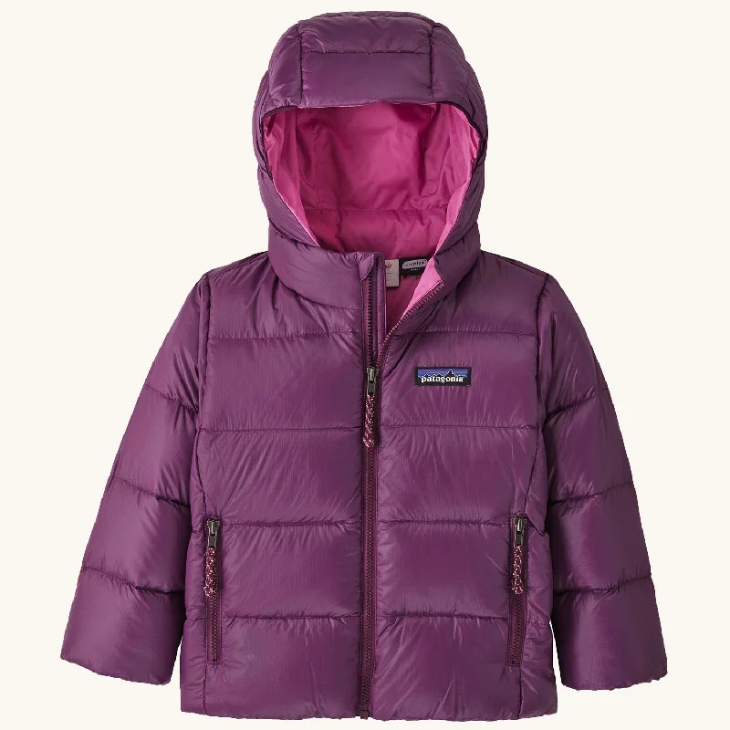 Pet ProductsPatagonia Little Kids Hi-Loft Down Sweater Hoody Jacket - Night Plum