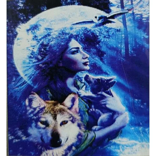 - Dog disposable foam shower gelDiamond Art Kit - Wolf & Moon