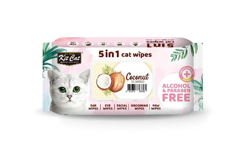 - Dog disposable foam shower gelKit Cat 5 in 1 Cat Wipes - Coconut (80pcs) | Paraben & Alcohol Free