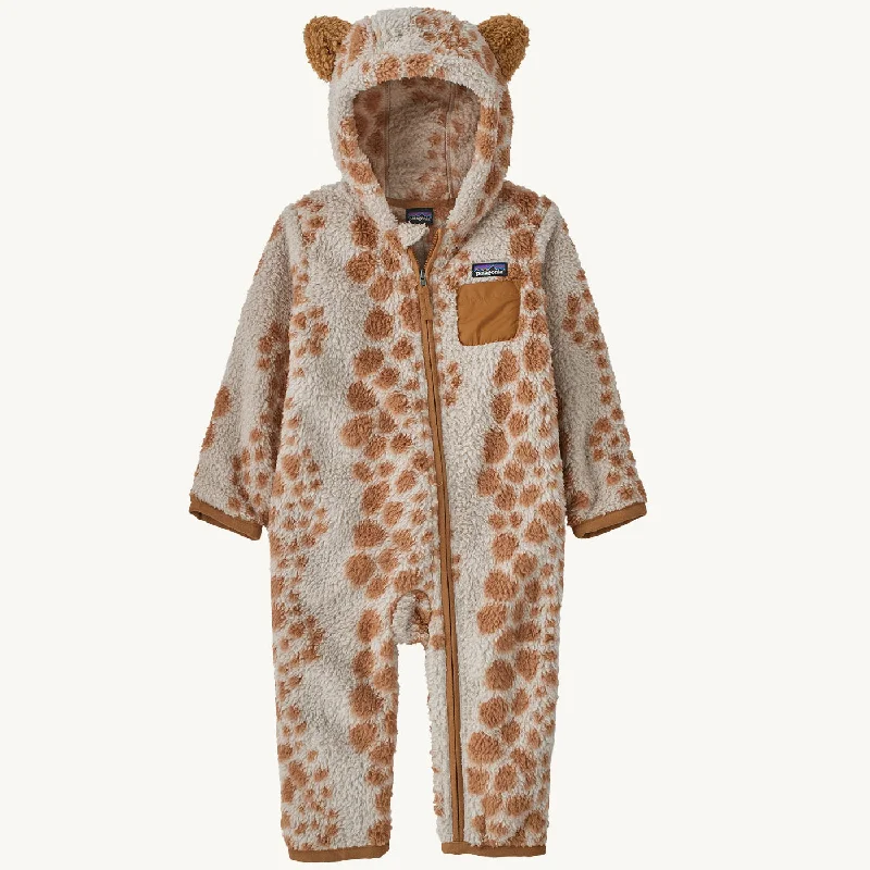 ---Patagonia Little Kids Furry Friends One-Piece Bunting - Venado / Shroom Taupe