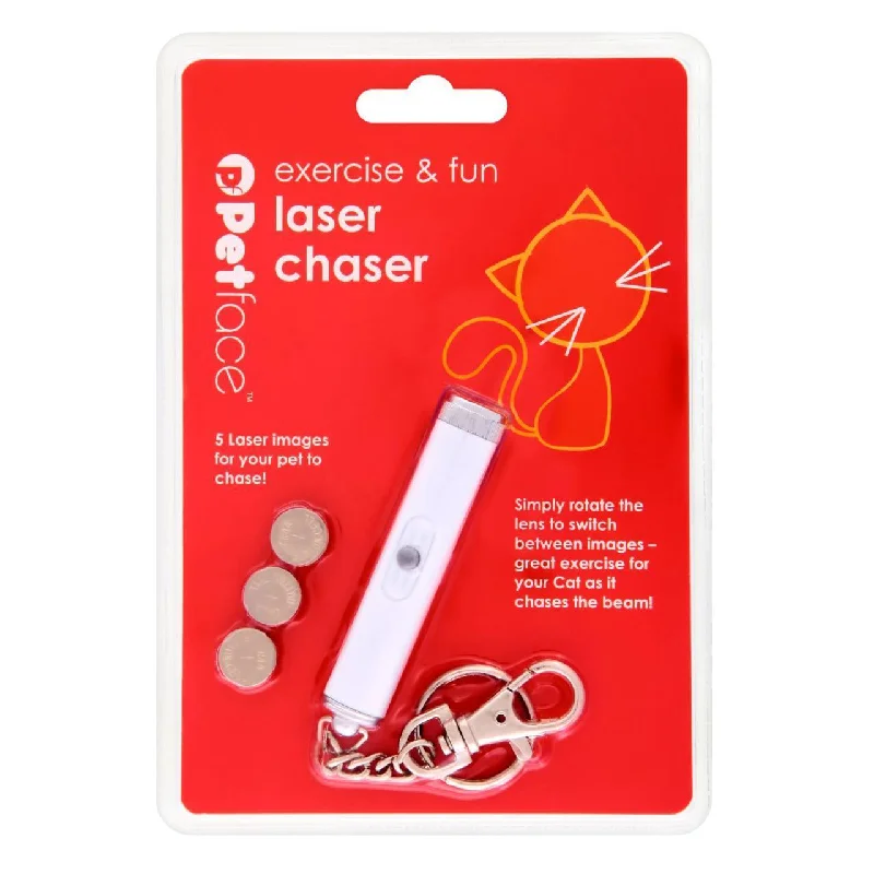    - High-fiber cat food  Petface Laser Chaser Cat Toy